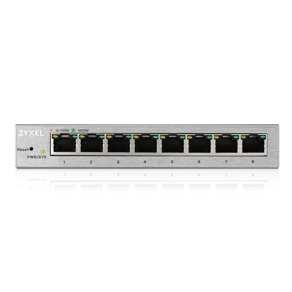 Zyxel GS1200-8 8 Port 10/100/1000 Mbps Gigabit Web Yönetilebilir Switch
