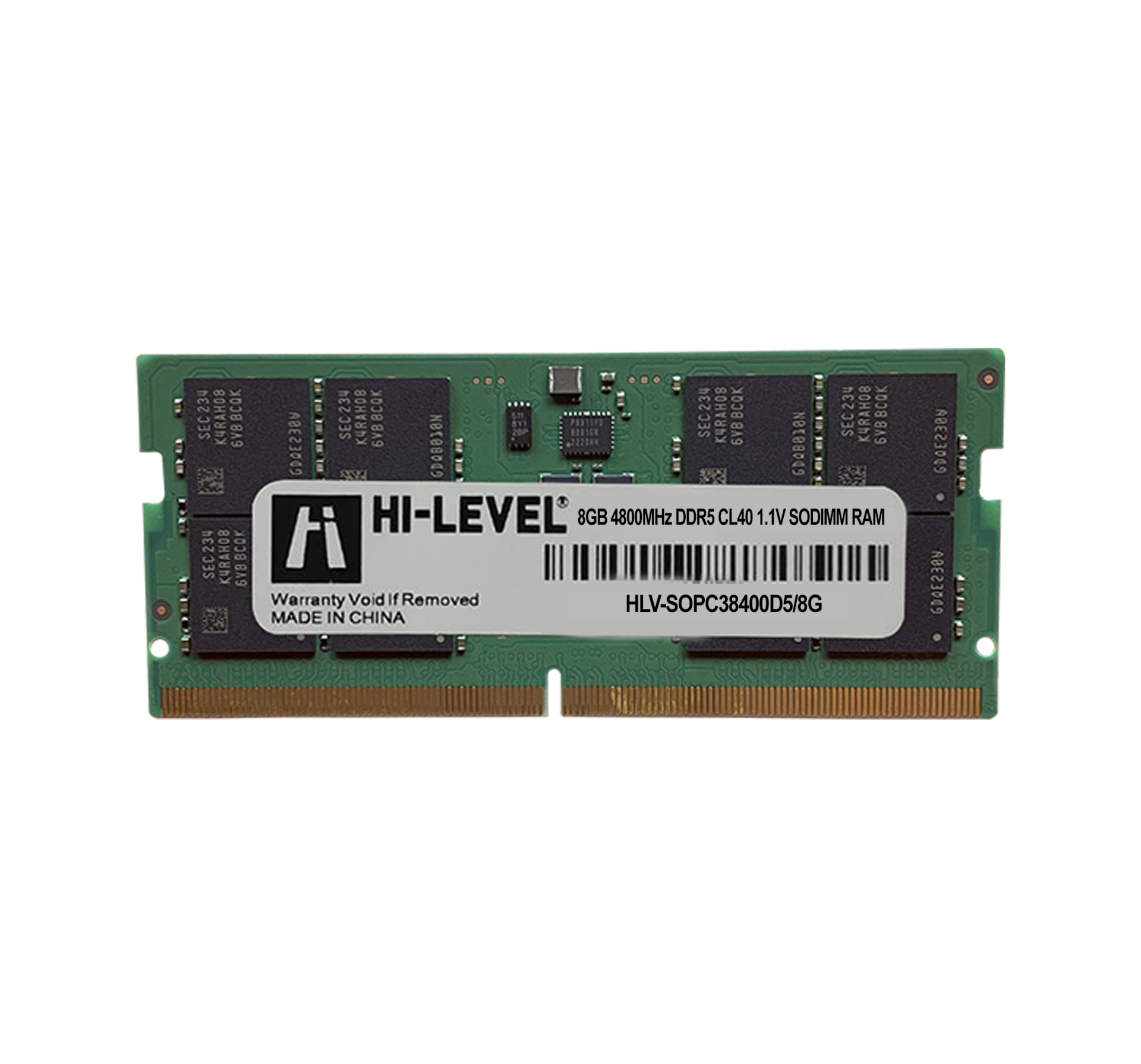 Hi-Level SODIMM 8GB DDR5 4800Mhz 1.1V SOPC38400D5/8G Ram