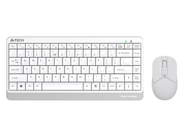 A4 Tech FG1112 2.4 Q FN-MM Mini Klavye+Mouse Set Beyaz