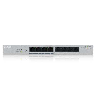 Zyxel GS1200-8HPV2 8 Port Web Yönetilebilir PoE Switch