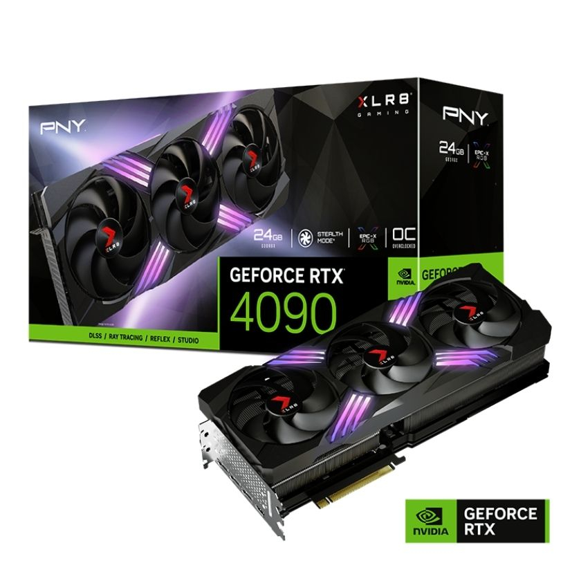 PNY RTX 4090 XLR8 Gaming VERTO EPIC-X RGB VCG409024TFXXPB1-O 24GB GDDR6X 384Bit Ekran Kartı
