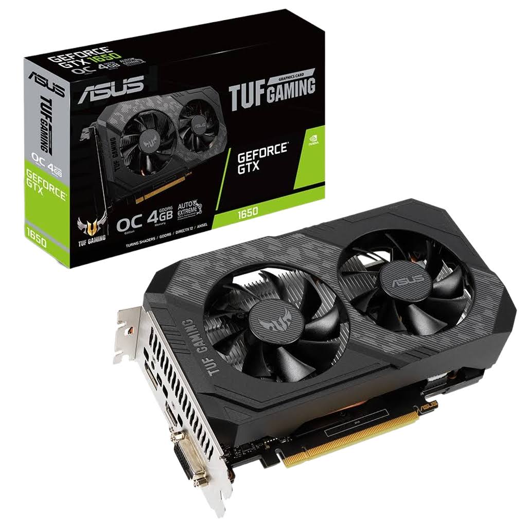Asus TUF-GTX1650-O4GD6-GAMING 4Gb Gddr6 Hdmi 128Bit Ekran Kartı
