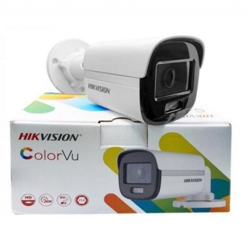 Hıkvısıon DS-2CE10DF0T-PF 2Mpix 20Mt Gece Görüşü, 3,6mm Lens, Full Time Color, Color Vu Bullet Kamera