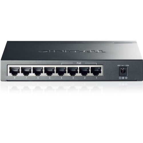 TP-Link Omada TL-SG1008P 8 Port GigaBit Metal Kasa 4 Port PoE 55W Yönetilemez Masaüstü Switch
