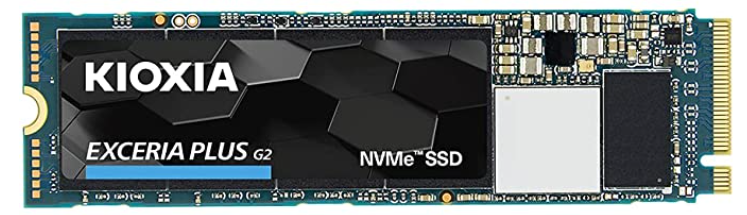 Kioxia EXCERIA PLUS 1TB G2 MVMe 3400/3200MB/s LRD20Z001TG8 M.2 SSD