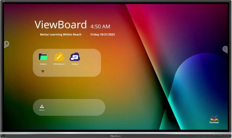 ViewSonic IFP7550-5F Viewboard 75" Android 11 LCD 4K Ultra HD Dokunmatik İnteraktif Ekran
