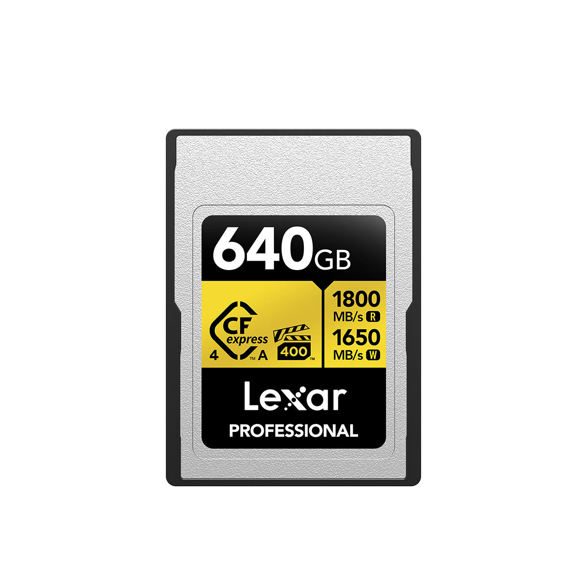 Lexar 640GB LCAGOLD640G-RNENG CF-EXP Professional CfExpress 4.0 Type-A Card Gold Series Up To 1800mb/S Read 1650mb/s Write VPG 400 IP68