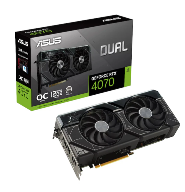 Asus Geforce Dual RTX4070 12G Gaming 12GB GDDR6X 256Bit DUAL-RTX4070-12G Ekran Kartı