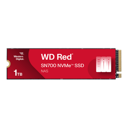 WD Red SN700 WDS100T1R0C 1TB 3430/3000 SERVER ve NAS için Enterprise Gen3 NVMe PCIe M.2 2280 SSD