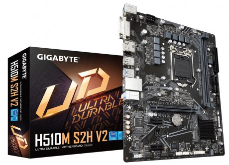 Gigabyte H510M S2H V2 DDR4 3200Mhz(OC) HDMI DP mATX 1200p Anakart