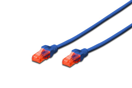Dıgıtus DK-1617-020/B Cat6 Patch Kablo Mavi 2 Metre