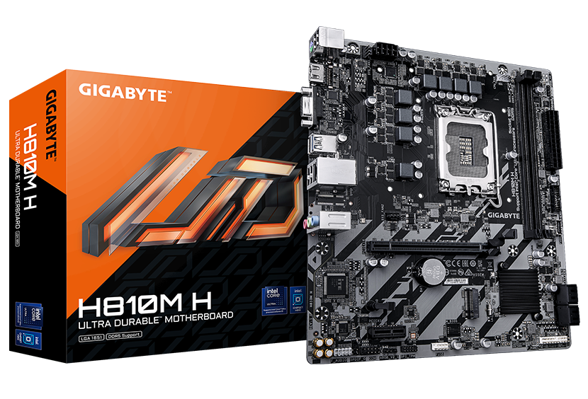 Gigabyte Anakart Intel LGA1851 mATX H810M-H