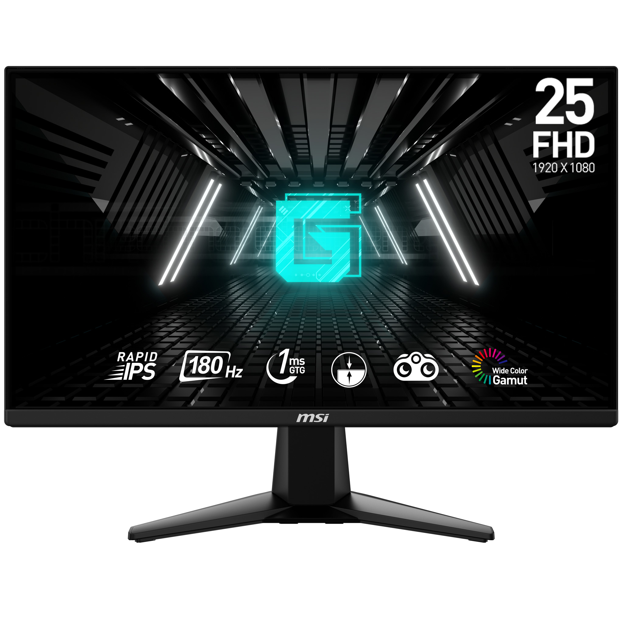 MSI G255F 24.5 Flat Rapid IPS FHD 182Hz 1Ms FreeSYNC Gaming Monitör