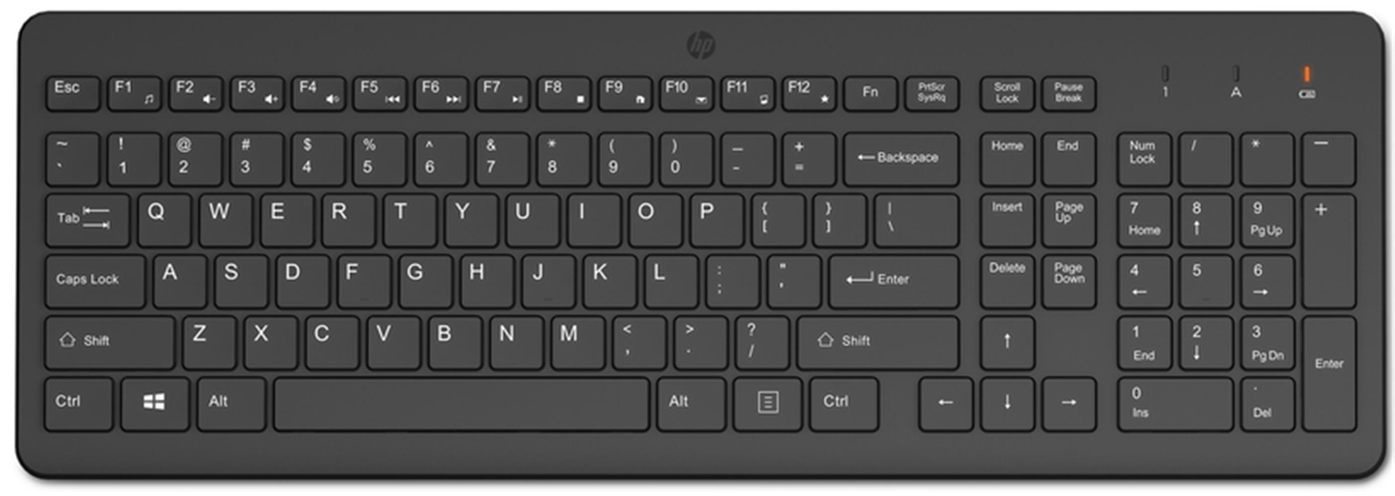 HP 225 805T1AA Siyah Kablosuz Klavye