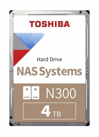 Toshiba N300 HDWG440UZSVA 4TB 7200Rpm 128MB SATA 3 NAS Harddisk