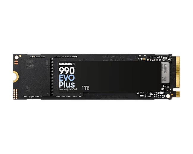 Samsung 990 Evo Plus 1TB 7150/6300 MB/s MZ-V9S1T0BW M2 SSD