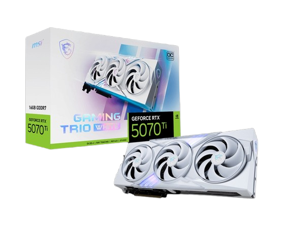 MSI GEFORCE RTX 5070 TI 16G GAMING TRIO OC WHITE GDRR7 256 B DX12 PCIE 5.0 X16 (3XDP 1XHDMI) Ekran Kartı