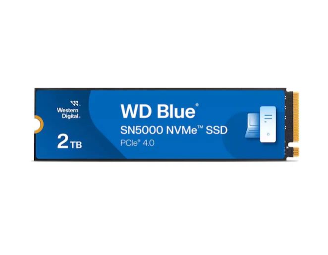 WD Blue SN5000 2TB WDS200T4B0E 5500/5000MB/s M.2 NVMe Gen4 SSD