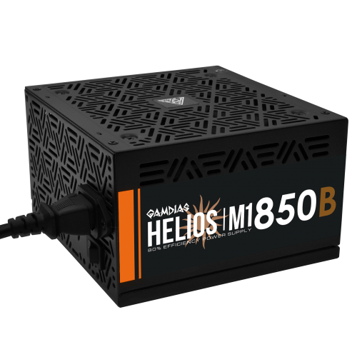 GAMDIAS HELIOS M1-850B, 850W, 80+ Bronze,  GAMING, ATX, Power Supply (PSU)