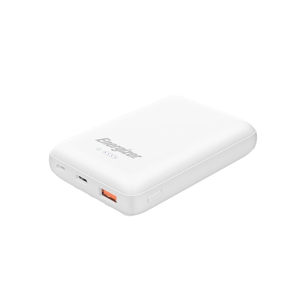 Energizer Ultimate QP10000PQ 10000mAh 10W Qi Kablosuz Vantuzlu Taşınabilir Hızlı Şarj Cihazı Beyaz PowerBank