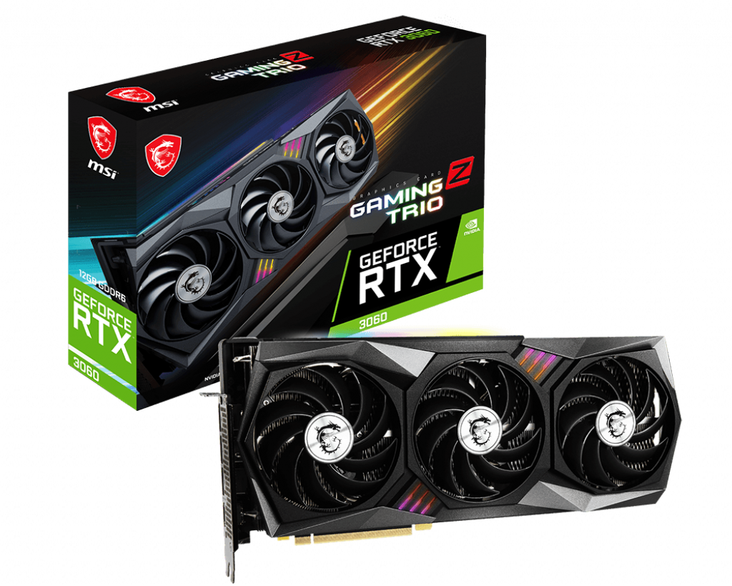 MSI RTX 3060 Gaming Z Trio 12G 192 Bit GDDR6 12 GB Ekran Kartı