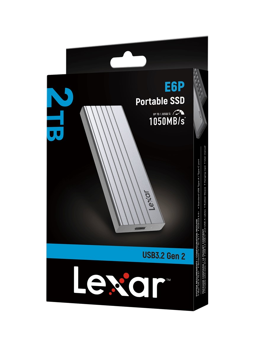 Lexar 2TB LPAE06N002T-RNBNG EXT.SSD 2TB USB3.2 GEN2 UP TO 1050MB/S READ AND 1000MB/S Wrıte Disk