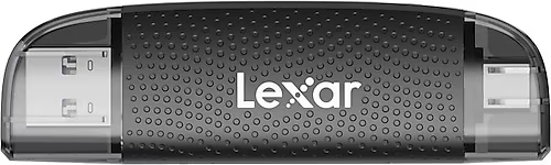 Lexar LRW310X-BNBNG Card Reader Dual Slot USB A-C MicroSD Card USB 3.1 Reader Supports MicroSD and SD Cards