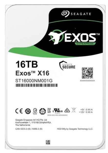 Seagate 16 TB 3.5 Exos Sata X18 512E 7200Rpm 256Mb ST16000NM001J Harddisk (Resmı Dıst Garantılı)