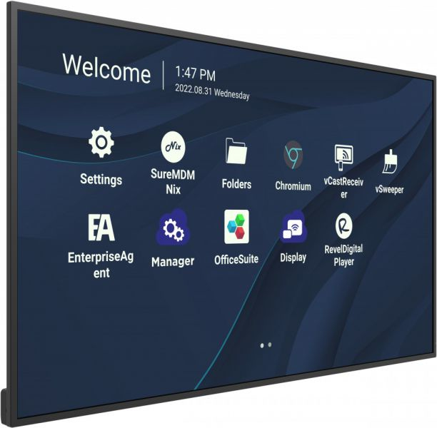 ViewSonic CDE4330 43İnç 6.5ms 4K Ultra HD Siyah Sunum Ekranı