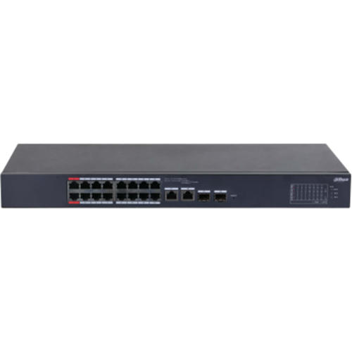Dahua CS4218-16ET-240 16 Port 10/100/1000 Mbps Yönetilebilir Gigabit PoE Switch