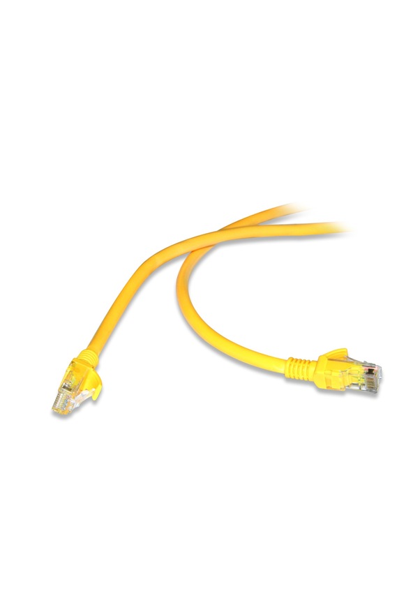 Flaxes FNK-601S 1 m CAT6 Kablo Sarı