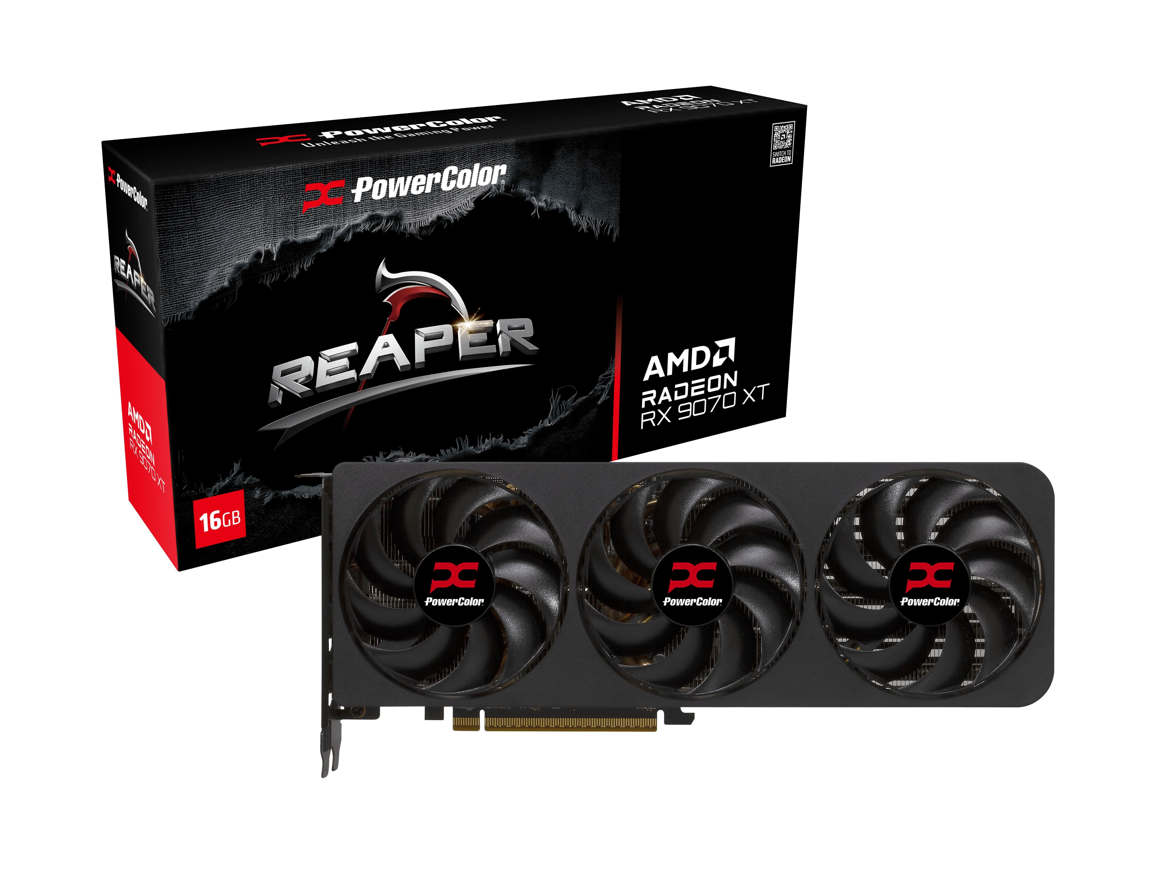 Powercolor Reaper RX9070XT 16G-A GDDR6 256Bit Ekran Kartı