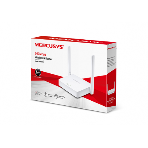 Tp-Link Mercusys MW301R 3Port 300Mbps 2.4Ghz WiFi Masaüstü Megabit Router