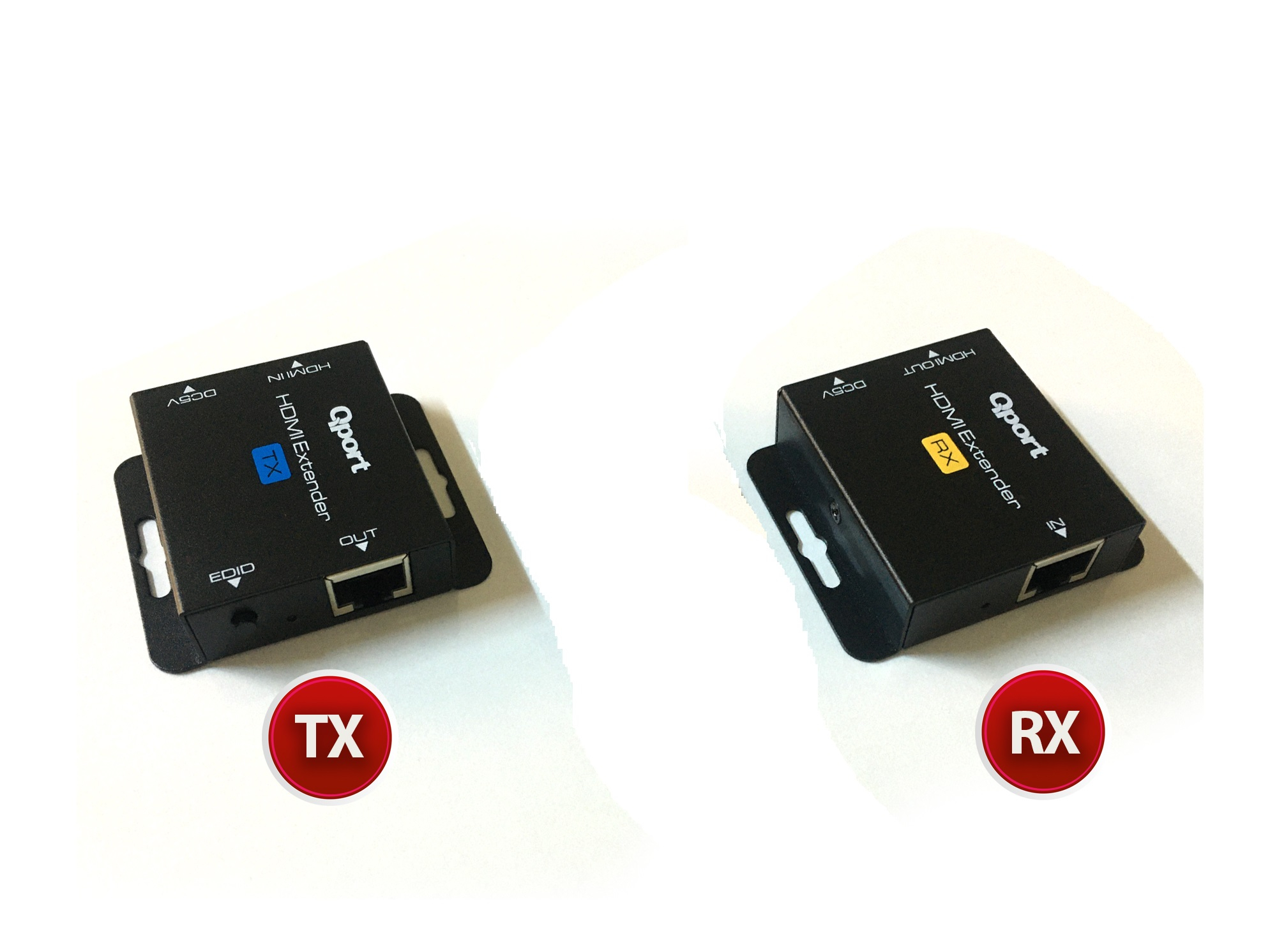 QPort Q-HEX2 HDMI Extender Cat6 60m 2 Li Paket