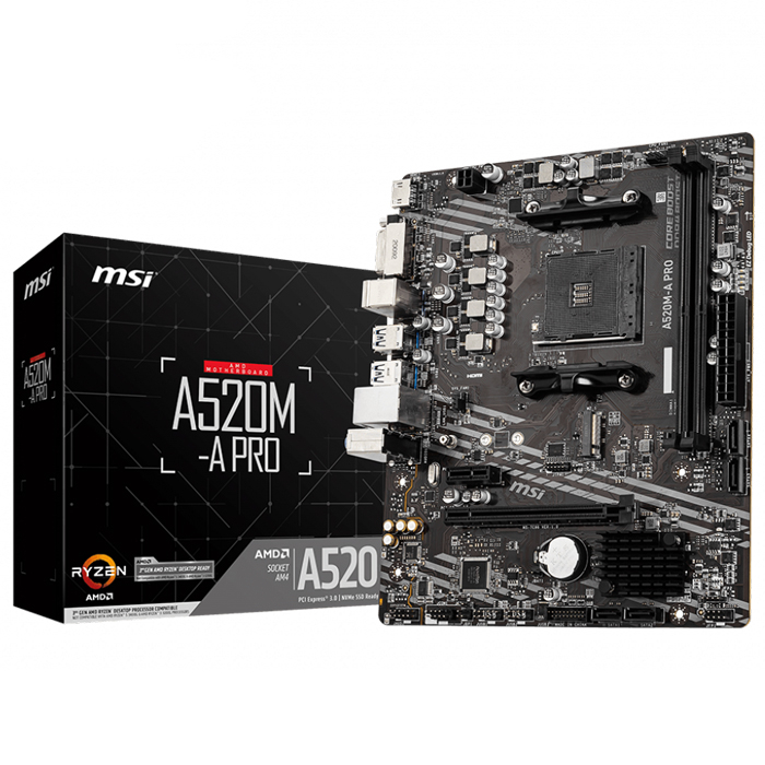 Msı A520M-A PRO AM4 DDR4 M2 mATX Anakart