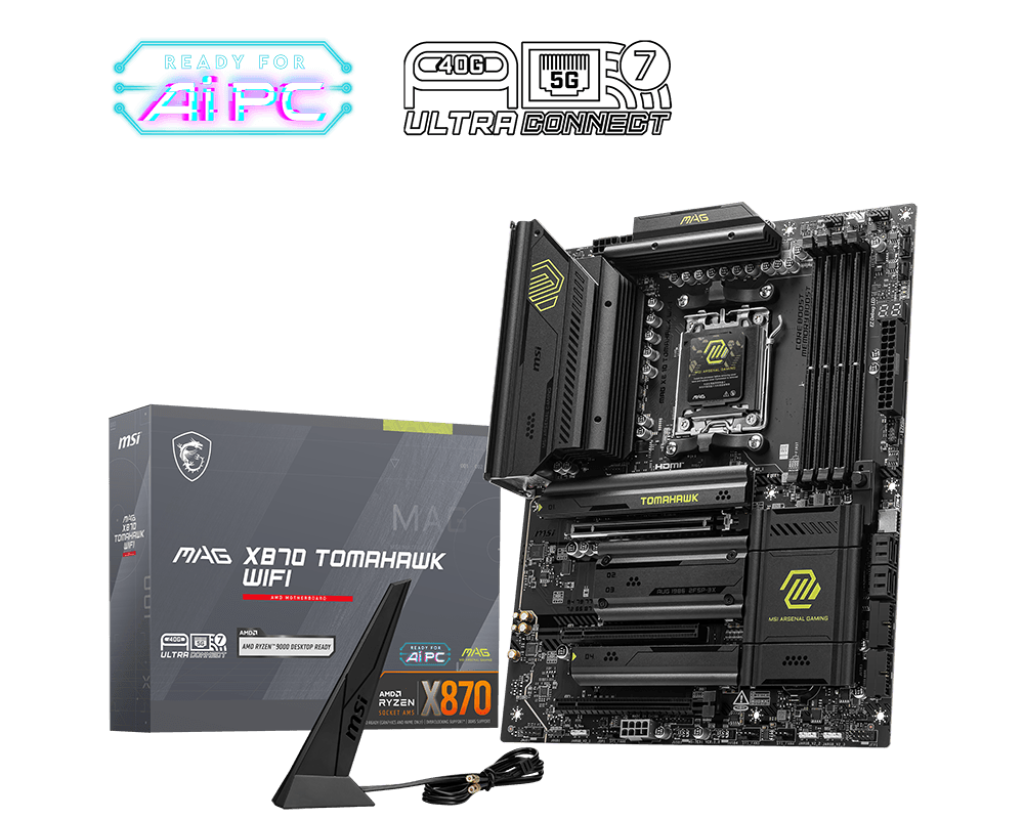 MSI MAG X870 Tomahawk Wifi DDR5 AMD X870 Soket Anakart