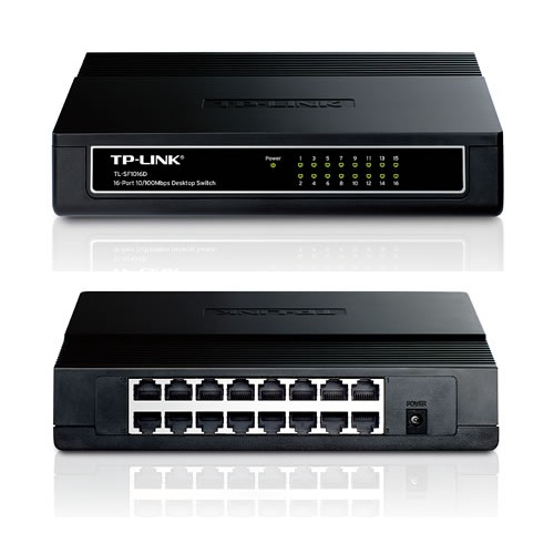 TP-Link Omada TL-SF1016D 16 Port MegaBit Yönetilemez Masaüstü Switch