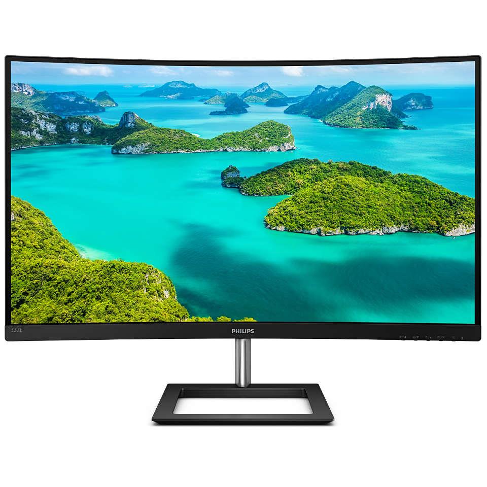 Philips 322E1C/00 31.5 FullHD 4ms 75Hz Curved  Monitör