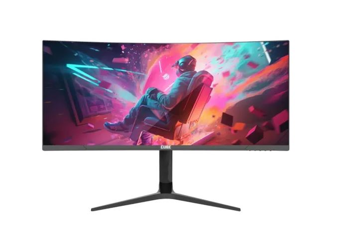 Cube 34 İnç PA-34V165C VA 1ms 165Hz HDMI DP Type-C 2K WQHD 3440x1440 Curved Yükseklik Ayarı VESA RGB FRE Monitör