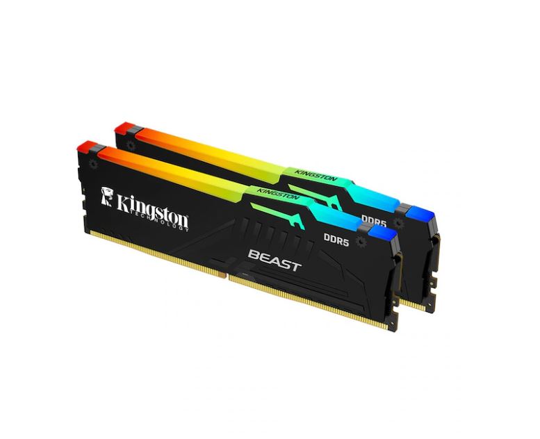 Kingston Fury Beats RGB 16GB (2x8) 6000 MHz CL36 KF560C36BBEAK2-16 DDR5 Ram
