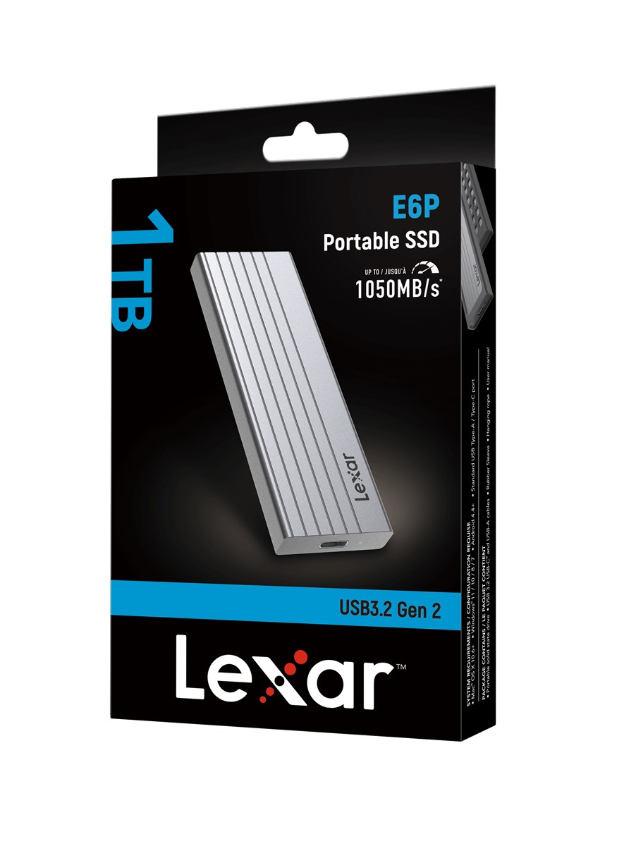 Lexar 1TB LPAE06N001T-RNBNG EXT.SSD 1TB USB3.2 GEN2 UP TO 1050MB/S READ AND 1000MB/S Wrıte Disk