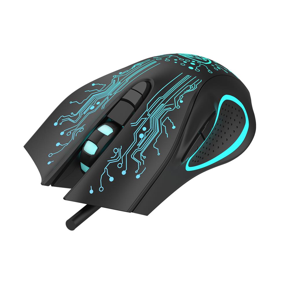 Hytech HY-X8 3200dpı RGB 6 Button Eagle Siyah Gaming Mouse