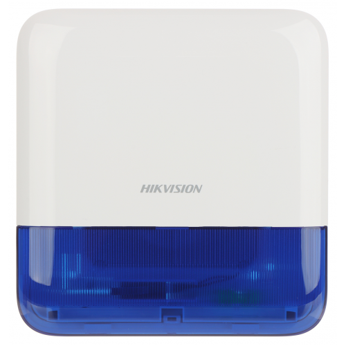 Hikvision DS-PS1-E-WE Kablosuz Harici Siren (Mavi Renk)