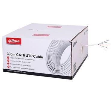 Dahua DH-PFM920I-6UN-C UTP CAT6 305M %100 Bakır Beyaz Network Kablo