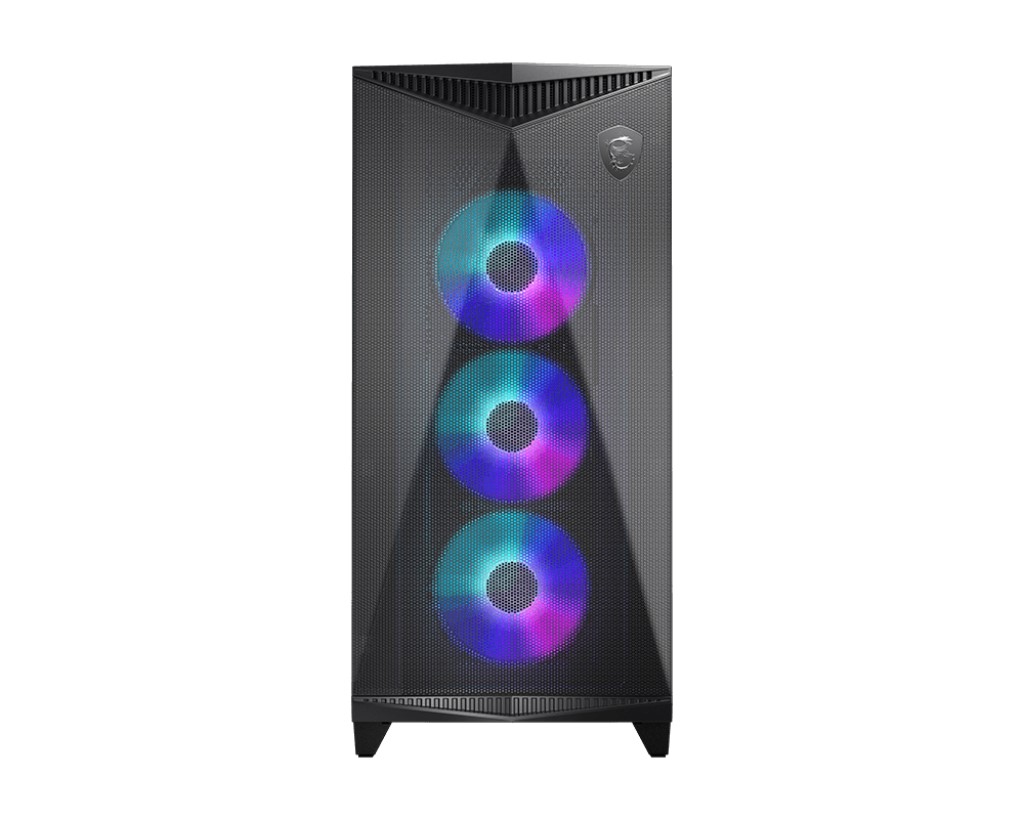 MSI Mpg Gungnir 300R AirFlow Temperli Cam 4 x 120mm ARGB Fan E-ATX Gaming Bilgisayar Kasası