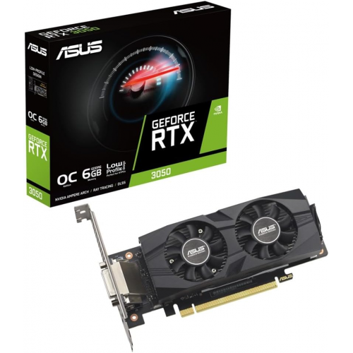 Asus RTX 3050 RTX3050-O6G-LP-BRK 6GB GDDR6 96Bit Gaming Ekran Kartı