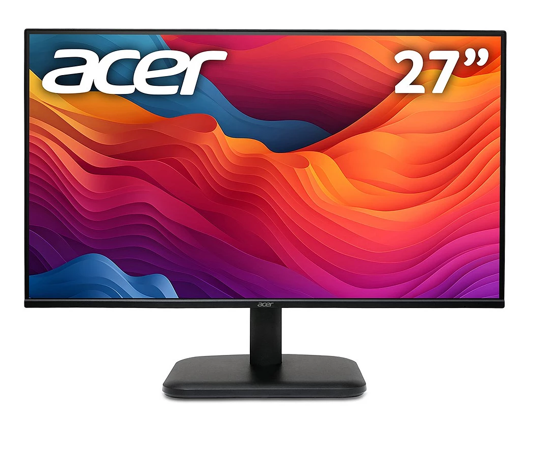 Acer EK271Gbi 27 (69cm) Full HD Kenar Çerçevesiz IPS 120Hz 1ms 250nits HDMI VGA 100x100 VESA FreeSync UM.HE1EE.G01 Siyah Monitör