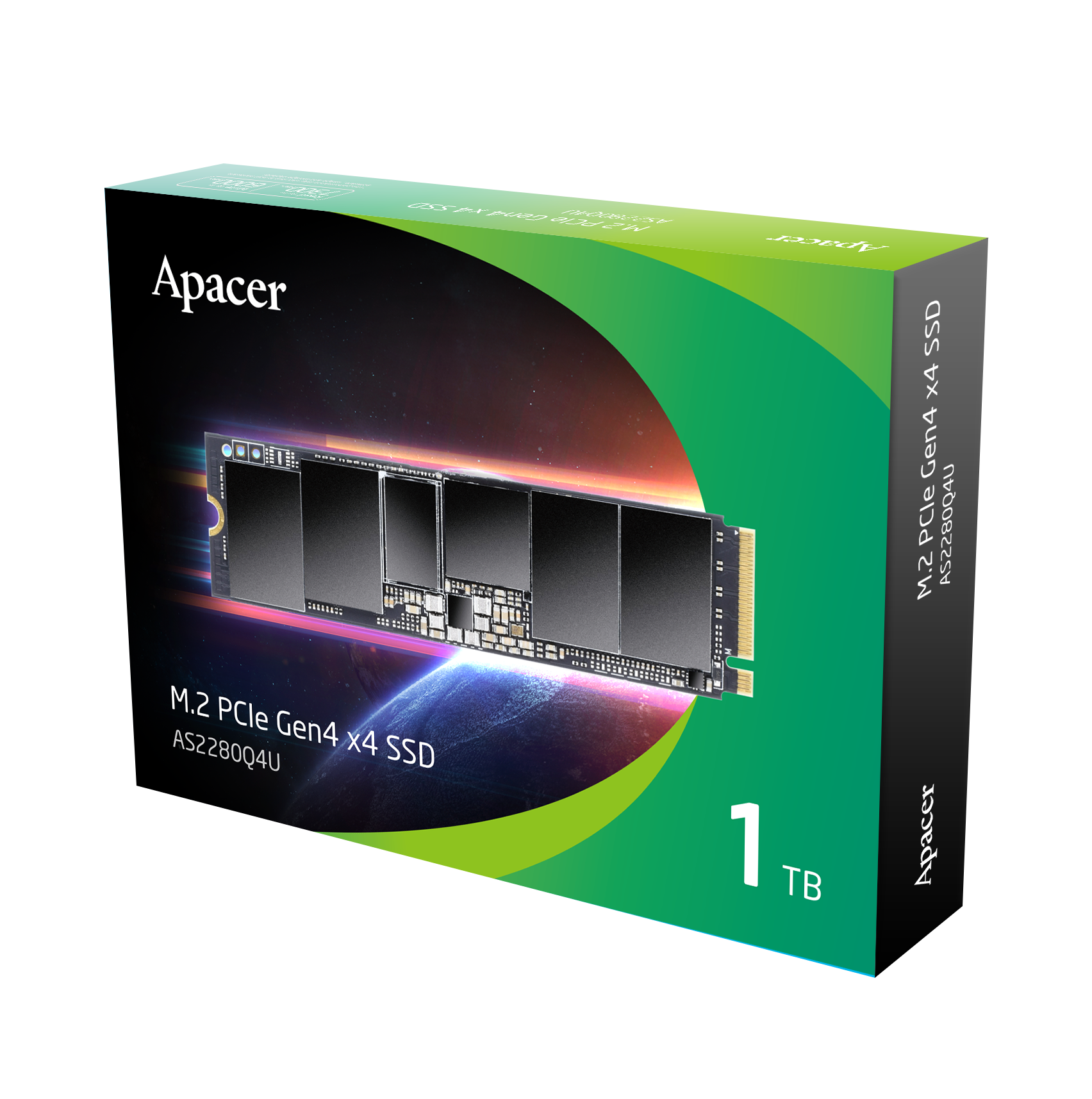 Apacer AS2280P4X-1 1TB Gen4 7400-7000 MB/s M.2 SSD (AP1TBAS2280Q4U-1)