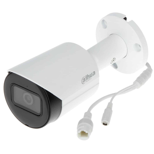 Dahua IPC-HFW2441S-S-0360B 4Mpix 3,6mm  Lens H265+  30Mt Gece Görüşü IP67 Dahili Mikrofon PoE Bullet IP Kamera