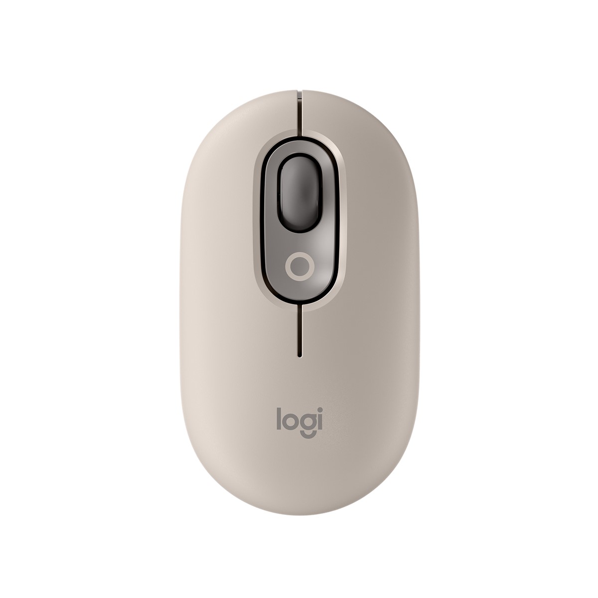 Logitech Pop Mouse Mist Emoji Tuşlu Sessiz Kablosuz Mouse - Bej 910-006651